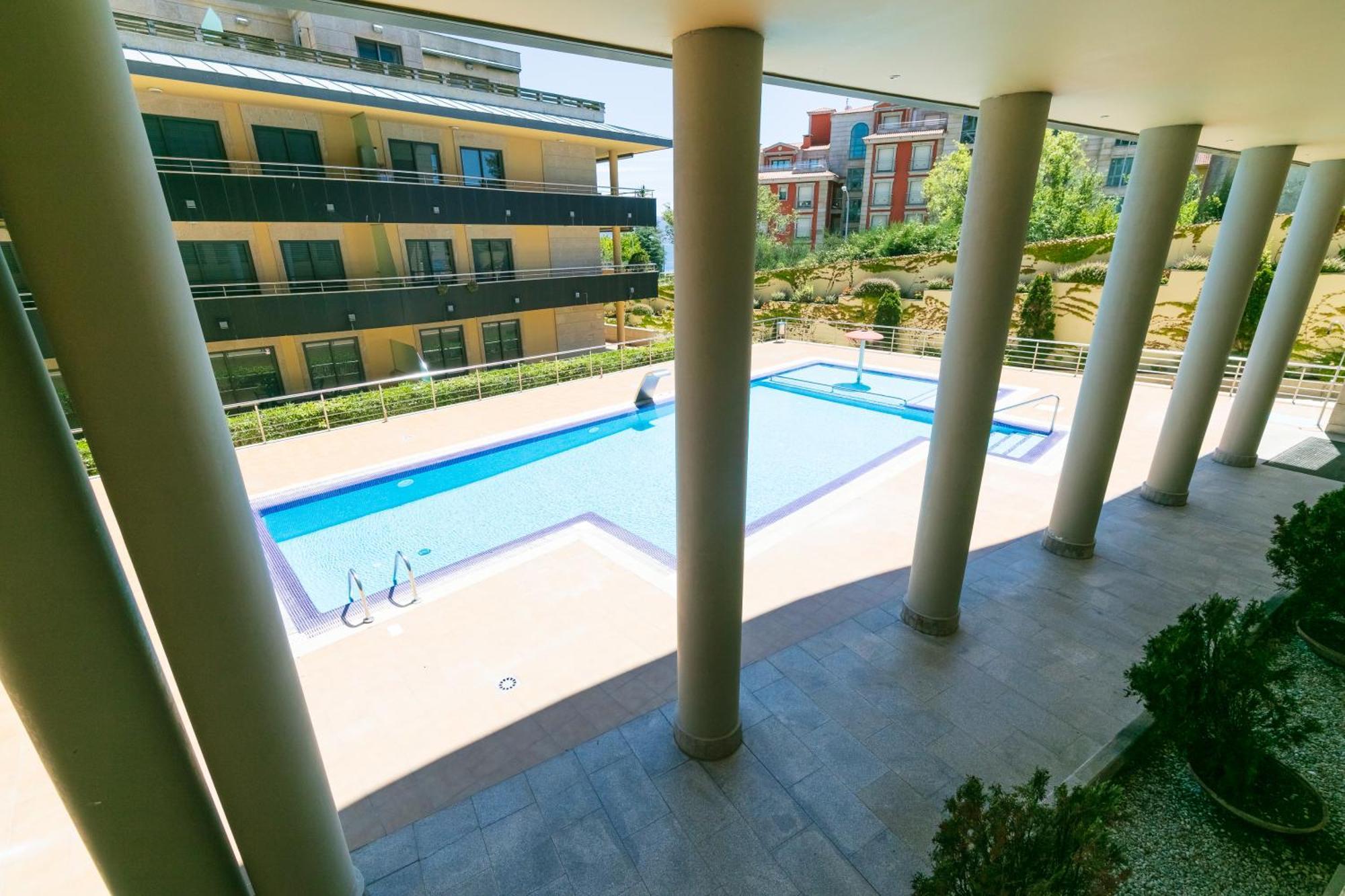 Playa Sanxenxo Apartment Bagian luar foto