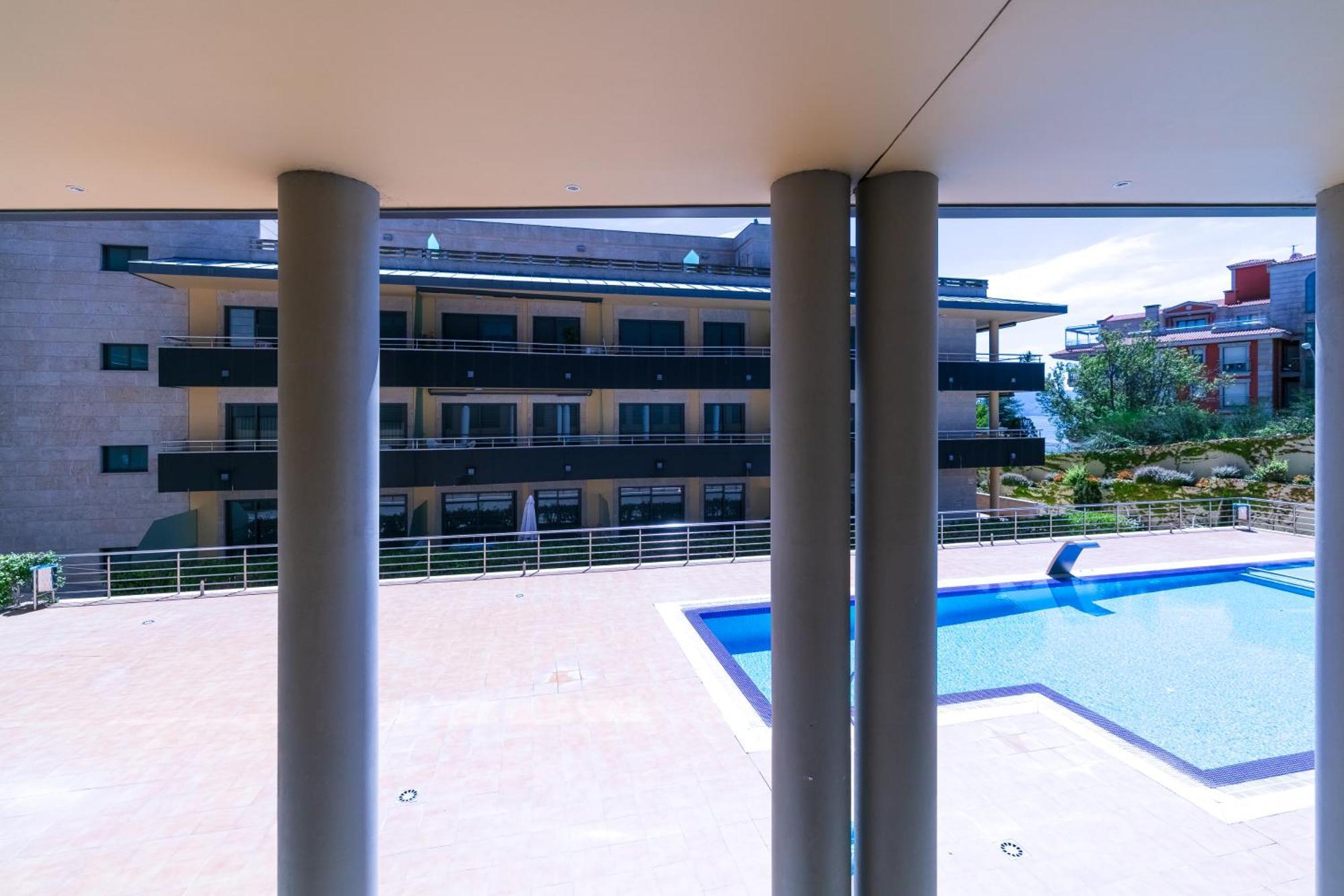 Playa Sanxenxo Apartment Bagian luar foto
