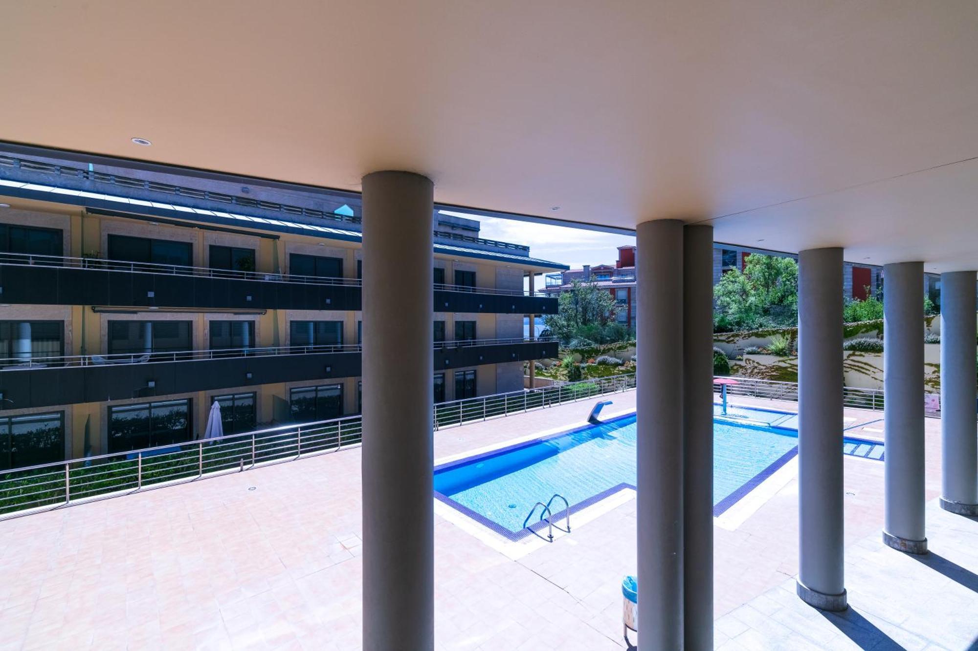 Playa Sanxenxo Apartment Bagian luar foto