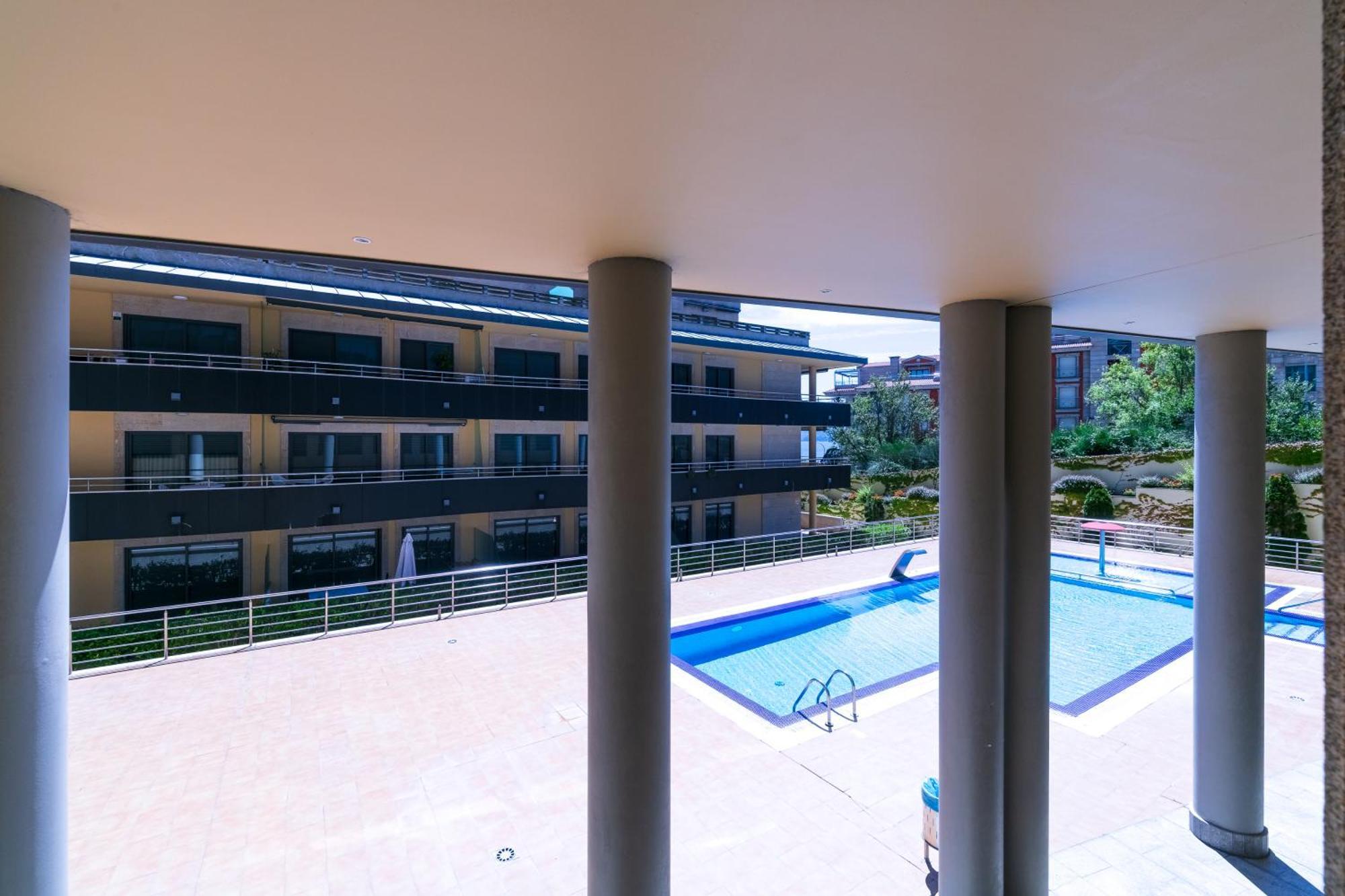 Playa Sanxenxo Apartment Bagian luar foto